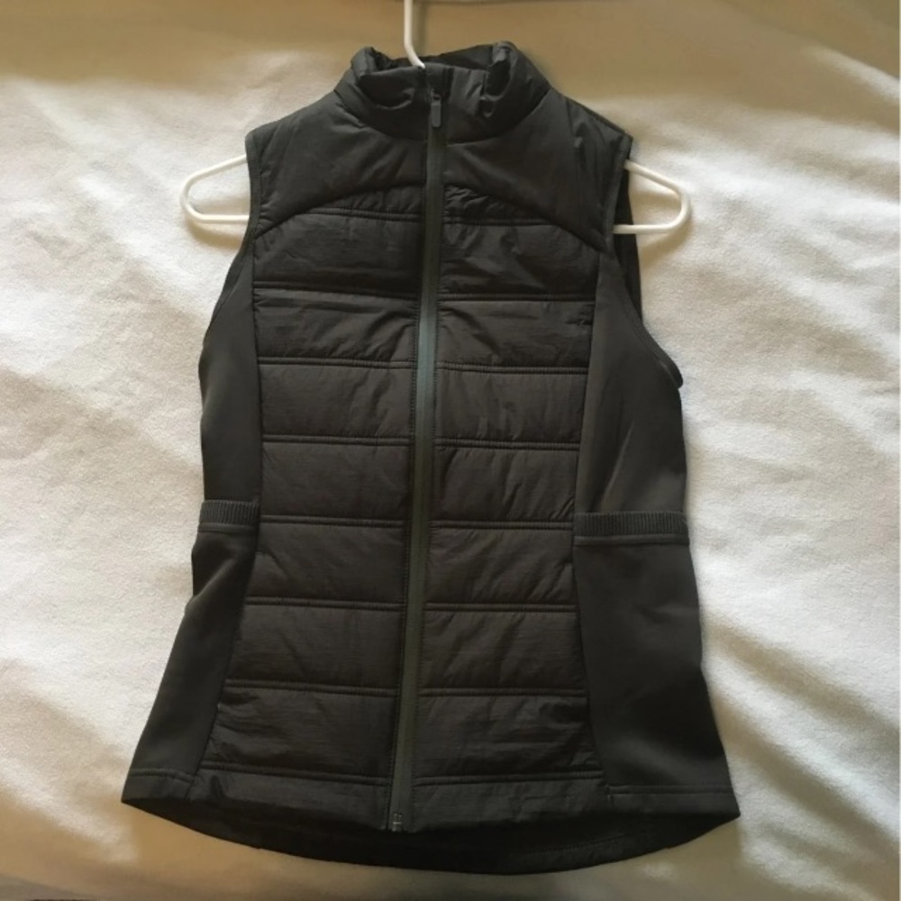 Dark olive women’s vest